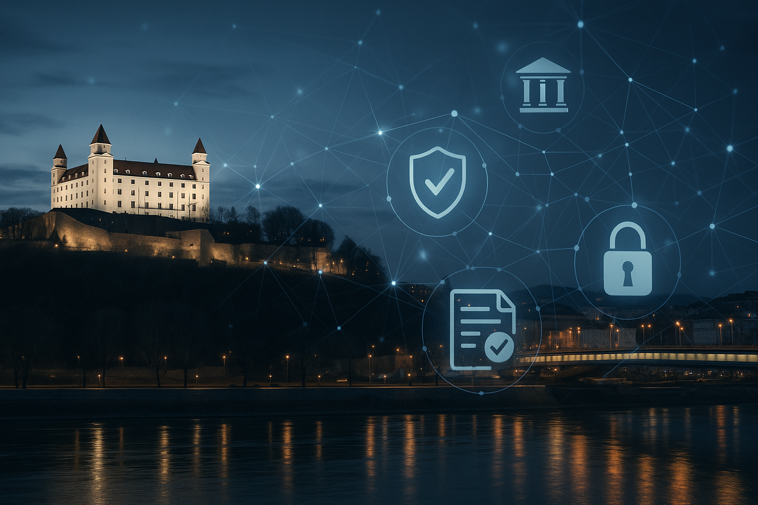Complete guide to NIS2 compliance in Slovakia — covering the amended Act on Cybersecurity (Zákon o kybernetickej bezpečnosti), NBU (National Security Authority) enforcement as the competent authority and SPOC, SK-CERT incident reporting, entity classification, sector requirements, penalties, implementation timeline, and cyber insurance implications for Slovak entities.