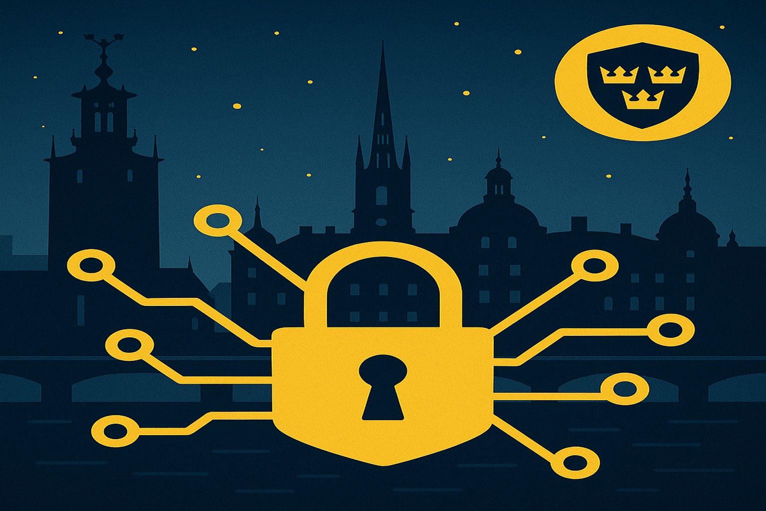 Complete guide to NIS2 compliance in Sweden. Covers the Cybersäkerhetslagen (Cybersecurity Act SFS 2025:1506), MCF (formerly MSB) authority, CERT-SE incident reporting, entity classification, sector requirements, decentralized supervision model, penalties up to €10M, and the January 2026 entry into force.